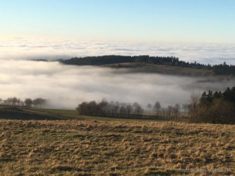 Nebelmeer Ort: Hoherodskopf / Foto: Rebecca Bloß / Datum: 28.12.2018
